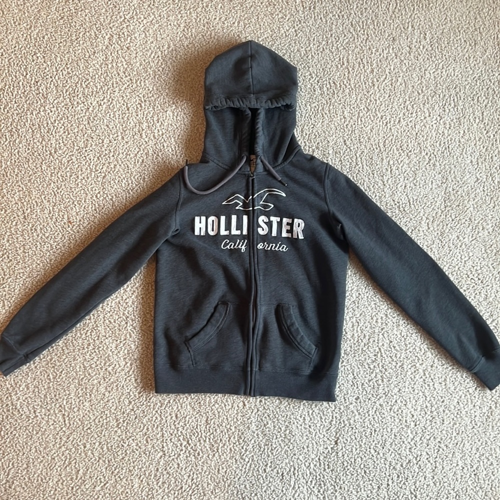 Hollister zip up hoodie